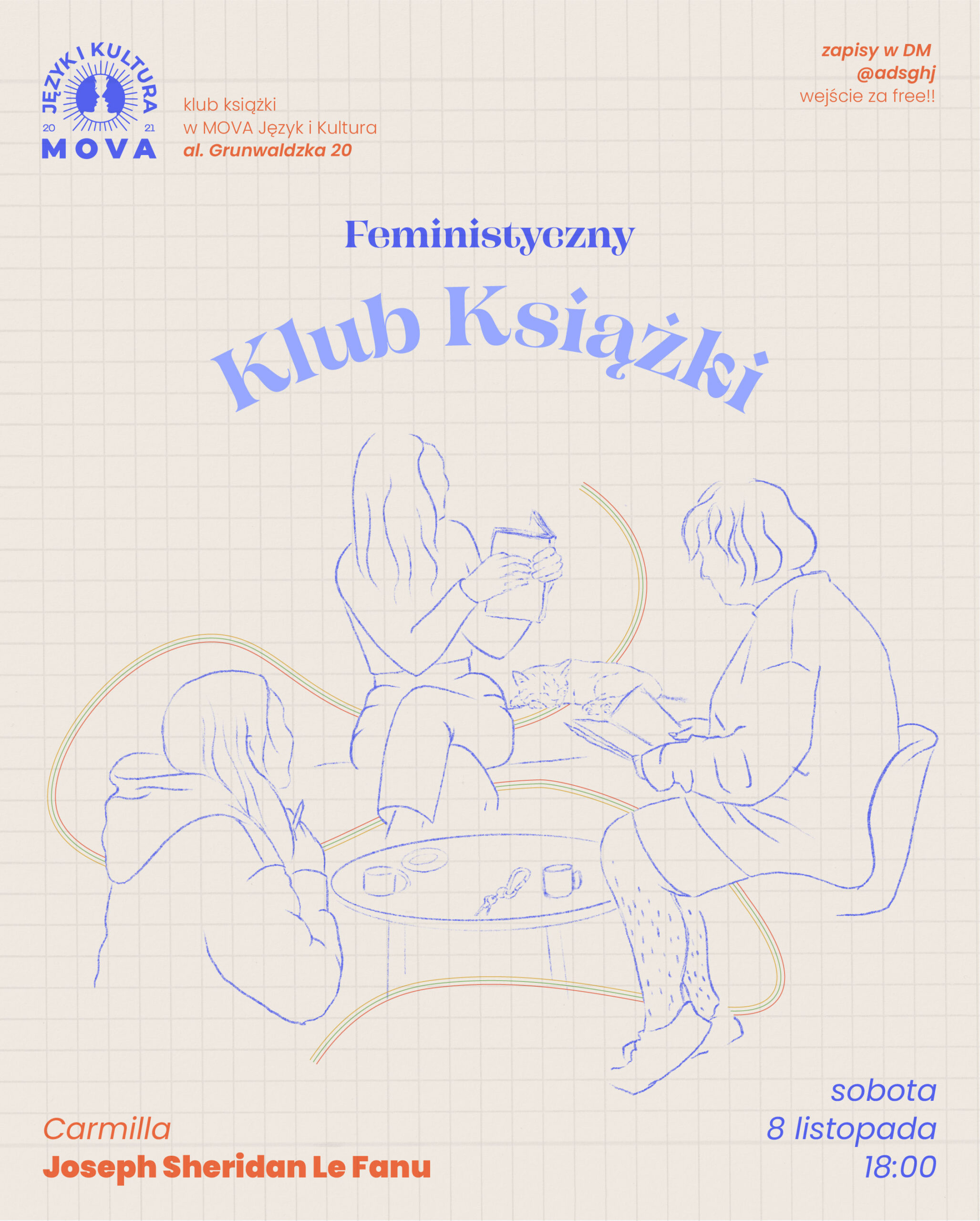 Feministyczny Klub Książki: Carmilla, Sheridan Le&nbsp;Fanu